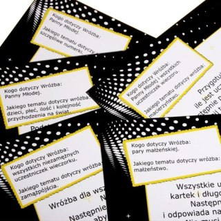 Grajmy Razem Gra Imprezowa Wrożby Panieńskie 12 Kart 11x8cm