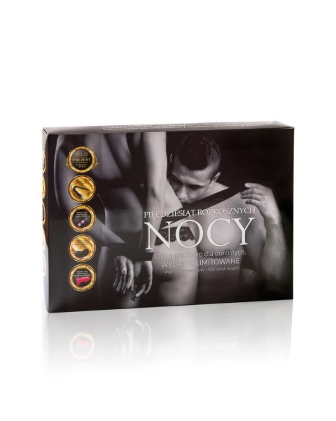 Grajmy Razem Pięćdziesiąt Rozkosznych Nocy - Gra dla Par z Akcesoriami