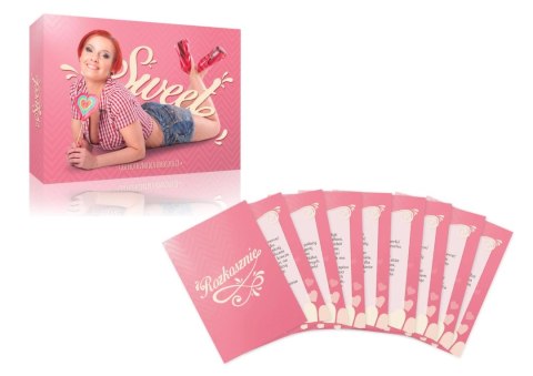 Grajmy Razem Sweet - gra planszowa dla par z kajdankami i kartami zadań