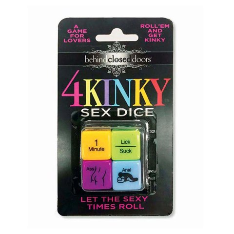 Kheper Games Zestaw 4 Kostek Zabawowych Kinky Sex Dice do Gry