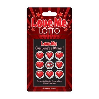 Little Genie Love Me Lotto - Zestaw 12 Kart Zdrapek z Niespodziankami