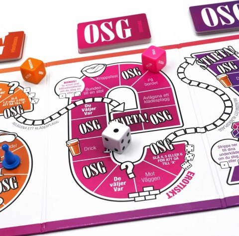 OSG Gra planszowa Nasza Gra Szwedzka - rozbudowana gra dla par