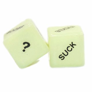 Shots Toys Glowing Dice zestaw świecących kostek do gry dla par