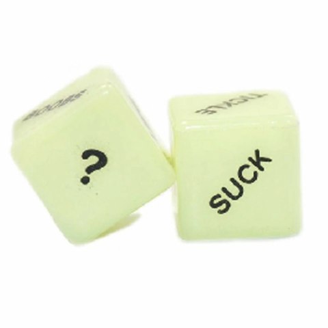 Shots Toys Glowing Dice zestaw świecących kostek do gry dla par