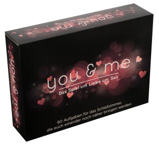 You & Me Gra dla par Niemiecka wersja 90 kart z zadaniami
