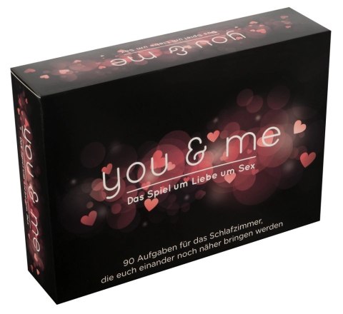 You & Me Gra dla par Niemiecka wersja 90 kart z zadaniami