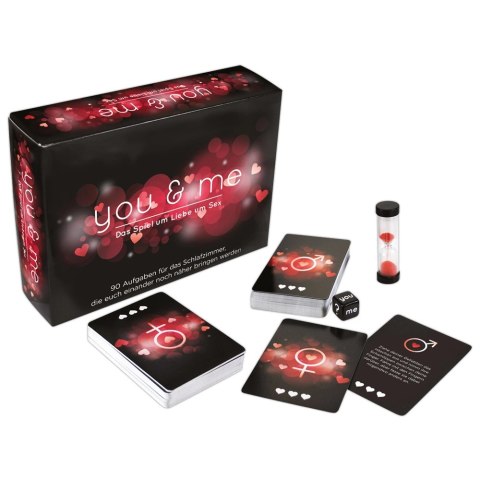 You & Me Gra dla par Niemiecka wersja 90 kart z zadaniami