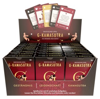 You2Toys G-Kamasutra Card Display 24 - Zestaw karciany 52 Shades of Gold