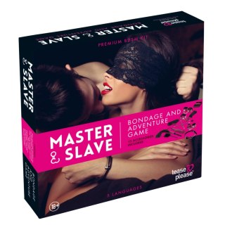 Bijoux Indiscrets Master & Slave Bondage Game Magenta - Zestaw z Akcesoriami