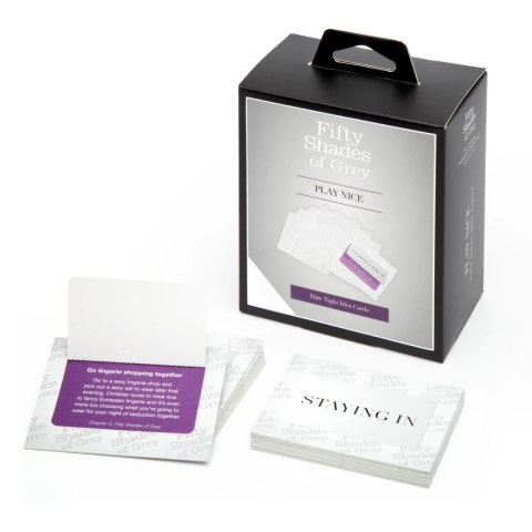 Fifty Shades of Grey - Zestaw 52 Kart Randkowych, inspiracje na wieczory