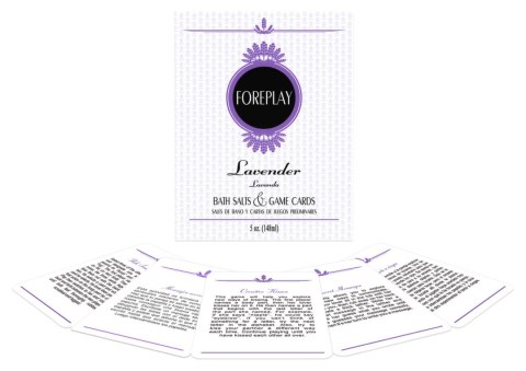 Kheper Games Foreplay Bath Set - Zestaw do kąpieli z solą i kartami