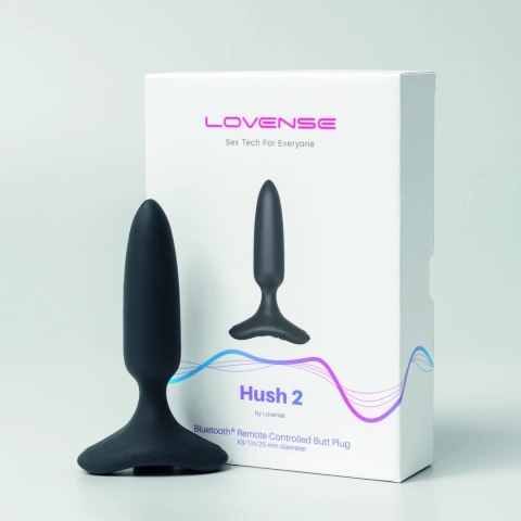 Lovense Hush 2 XS 25 mm - inteligentny korek z systemem Bluetooth