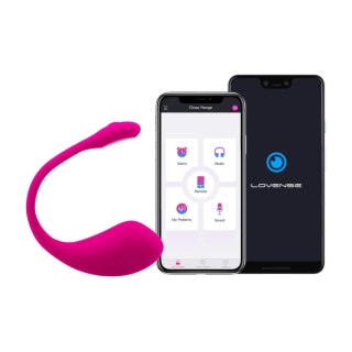 Lovense Lush 2 - Wibrujące Jajko Bluetooth z Aplikacją, Rożowe