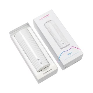 Lovense Max 2 - Interaktywna maszyna intymna sterowana aplikacją, biały