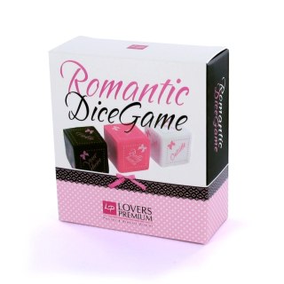 LoversPremium Dice Game Romantic - Zestaw Kości do Gry, 3 sztuki