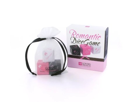 LoversPremium Dice Game Romantic - Zestaw Kości do Gry, 3 sztuki