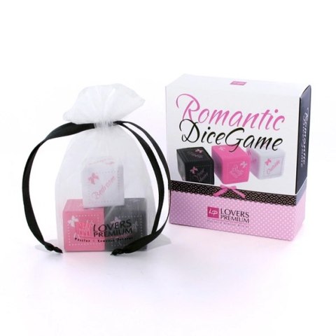 LoversPremium Dice Game Romantic - Zestaw Kości do Gry, 3 sztuki