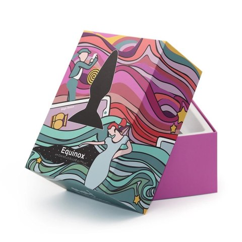 Magic Motion Equinox - wibrujący plug z aplikacją, czarny, 10,8 cm