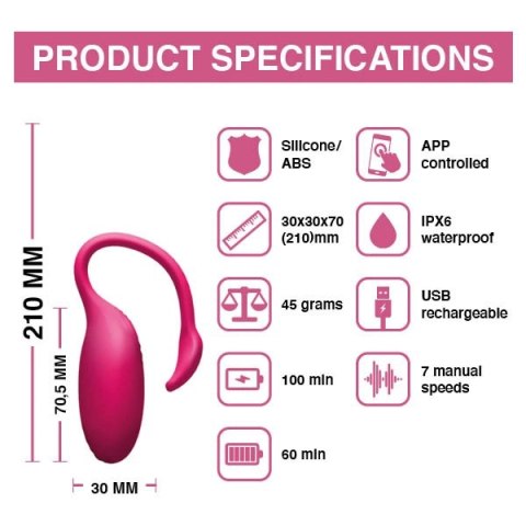 Magic Motion Flamingo inteligentny model z aplikacją Bluetooth rożowy