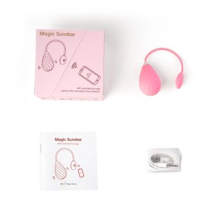 Magic Motion Magic Sundae Pink - urządzenie intymne sterowane aplikacją