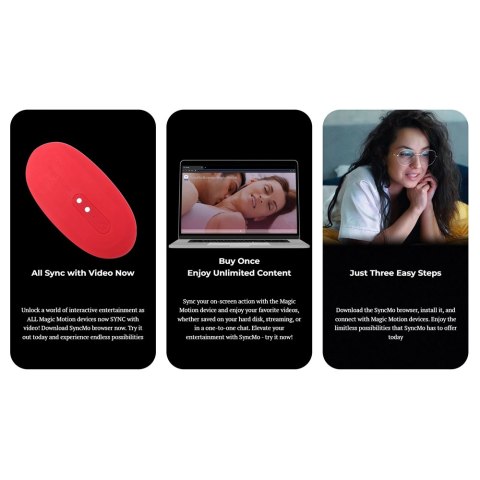 Magic Motion Nyx - model bezprzewodowy, sterowanie aplikacją, fioletowy