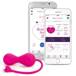 OhMiBod Lovelife Krush Pink - inteligentny trenażer mięśni dna miednicy
