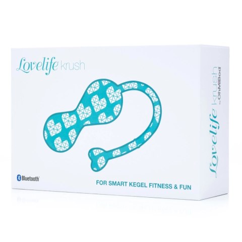 OhMiBod Lovelife Krush Turquoise - inteligentny system treningowy Bluetooth