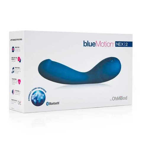 OhMiBod blueMotion Nex 2 - wibrator G-spot, sterowanie aplikacją, 16,5 cm
