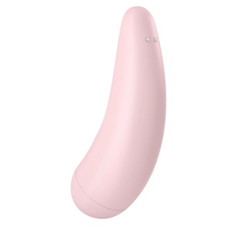 Satisfyer Curvy 2+ rożowy - Stymulator powietrzny z wibracjami Bluetooth