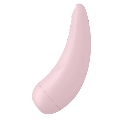 Satisfyer Curvy 2+ rożowy - Stymulator powietrzny z wibracjami Bluetooth
