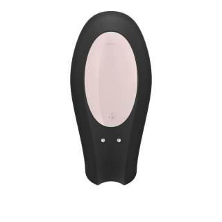Satisfyer Double Joy Black - model do wspolnego użytkowania, czarny