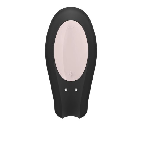 Satisfyer Double Joy Black - model do wspolnego użytkowania, czarny