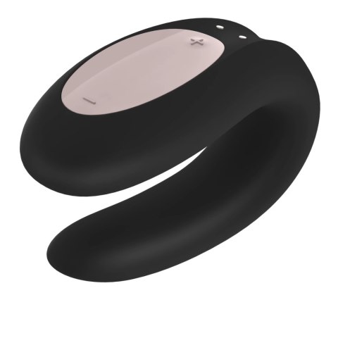Satisfyer Double Joy Black - model do wspolnego użytkowania, czarny