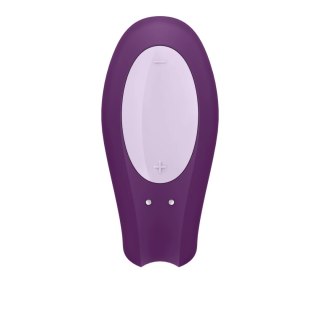 Satisfyer Double Joy Violet - Model dla Par z Aplikacją, IPX7, 2 Silniki