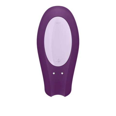 Satisfyer Double Joy Violet - Model dla Par z Aplikacją, IPX7, 2 Silniki