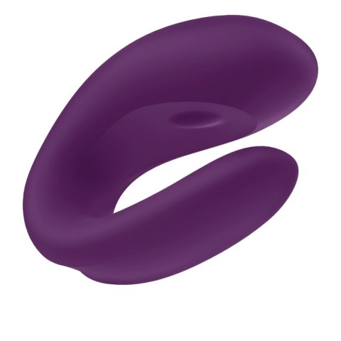 Satisfyer Double Joy Violet - Model dla Par z Aplikacją, IPX7, 2 Silniki