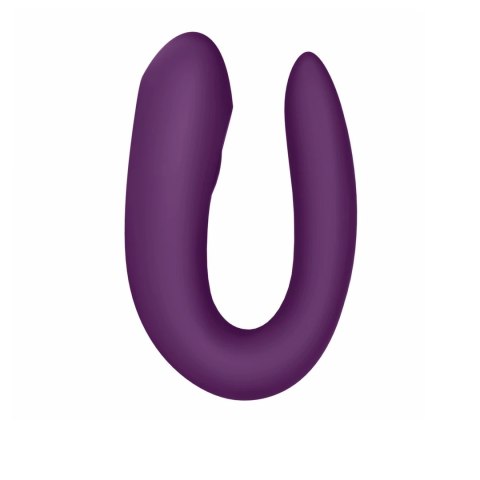 Satisfyer Double Joy Violet - Model dla Par z Aplikacją, IPX7, 2 Silniki