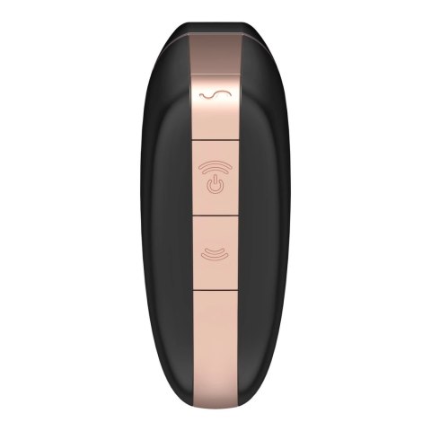 Satisfyer Love Triangle Black - Model z systemem Air Pulse i Bluetooth