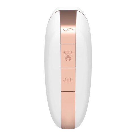 Satisfyer Love Triangle White - urządzenie z technologią Air Pulse, biel