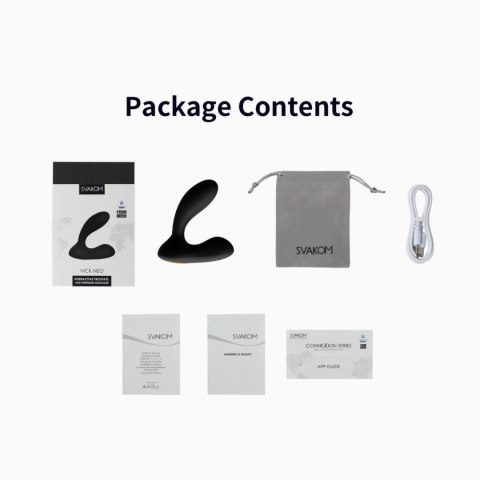 Svakom Vick Neo Pro - Urządzenie do masażu z aplikacją, wodoodporne