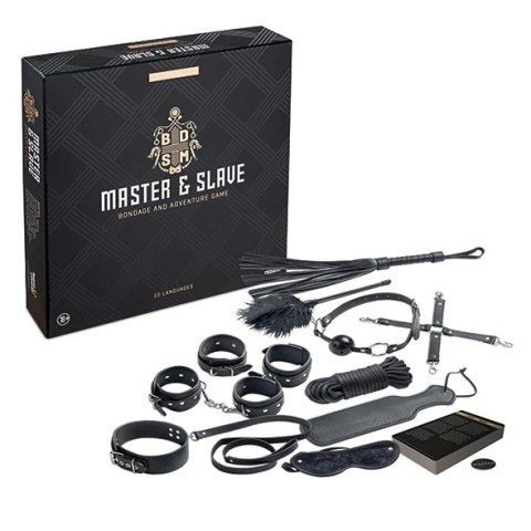 Tease & Please Master & Slave Deluxe - Gra z akcesoriami i kartami PL/EN