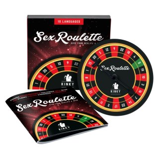 Tease and Please Sex Roulette Kinky gra planszowa wielojęzyczna