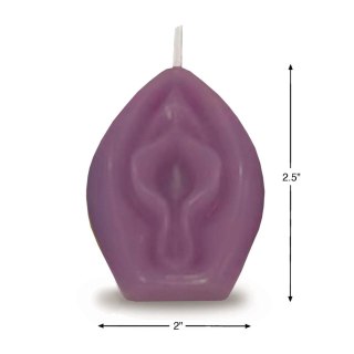 Eden's Candle - Vanilla Scented Vagina - Eggplant