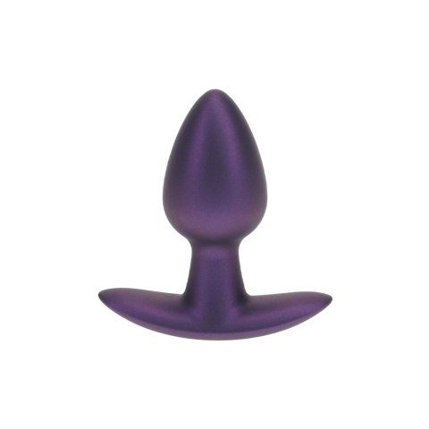 Smooth Silicone Anal Plug - Small - 2.6 / 6,5 cm - Metallic Purple