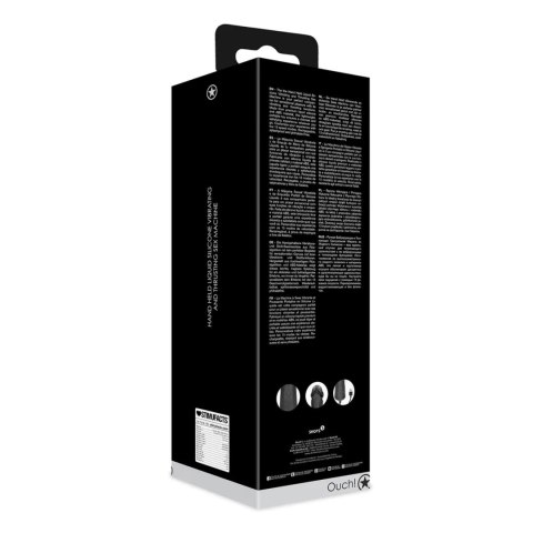 Hand Held Liquid Silicone Vibrating and Thrusting Sex Machine - Black