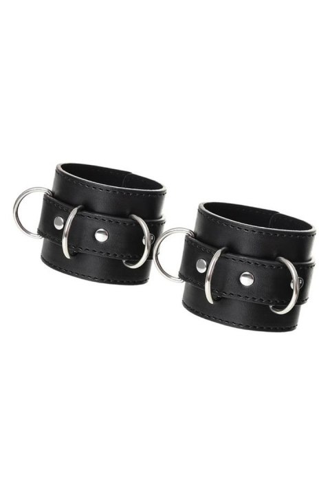 Anonymo handcuffs, PU leather, black