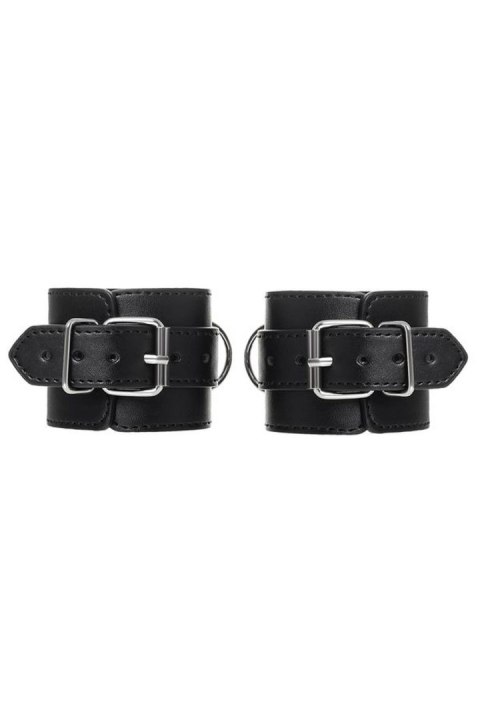 Anonymo handcuffs, PU leather, black