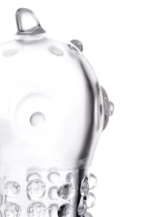 A-TOYS, Penis Sleeve, TPR, Transparent, 14.7 cm