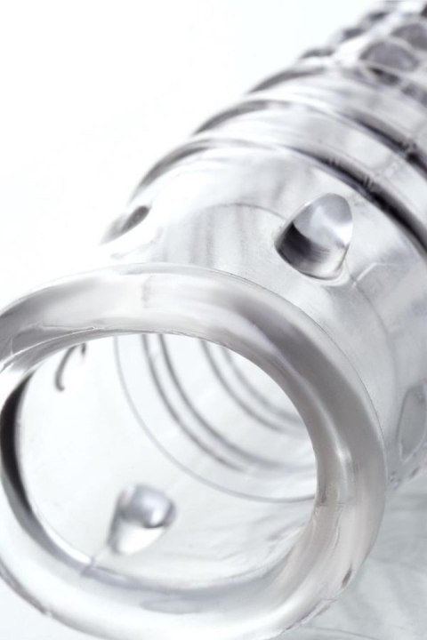 A-TOYS, Penis Sleeve, TPR, Transparent, 14.7 cm