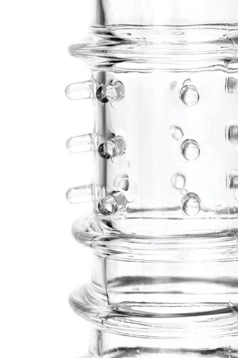 A-TOYS, Penis Sleeve, TPR, Transparent, 15.3 cm